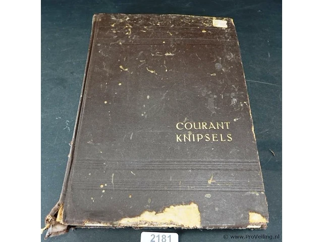 Couranten knipsel map uit 1937 - afbeelding 1 van  5