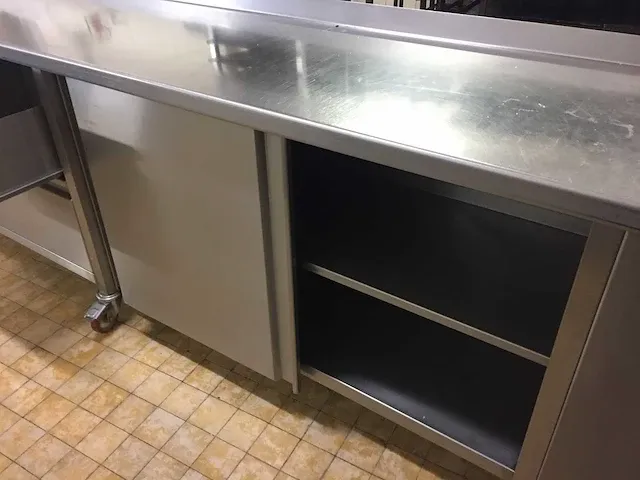 Coveka - mobiele rvs werktafel - afbeelding 5 van  8
