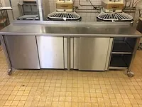 Coveka - mobiele rvs werktafel