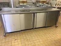 Coveka - mobiele rvs werktafel - afbeelding 3 van  5