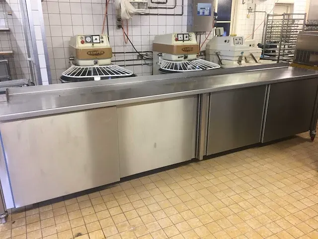 Coveka - mobiele rvs werktafel - afbeelding 1 van  5