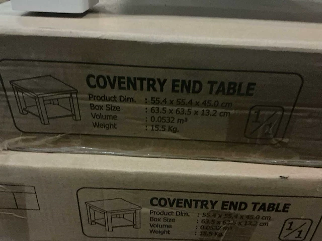 Coventry end table hoektafel (6x) - afbeelding 4 van  4