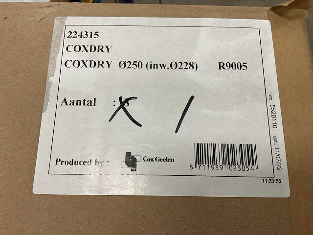Cox geelen coxdry d=250mm 224315 wtw-dakdoorvoer - afbeelding 2 van  2