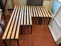 Cp kleedkamerbank (4x) - afbeelding 1 van  5