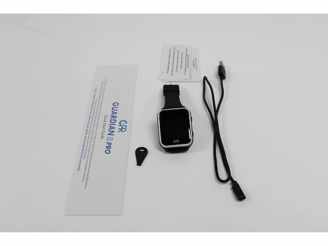 Cpr guardian iii sos persoonlijk alarmhorloge met valalarm en gps - zwart - afbeelding 5 van  5