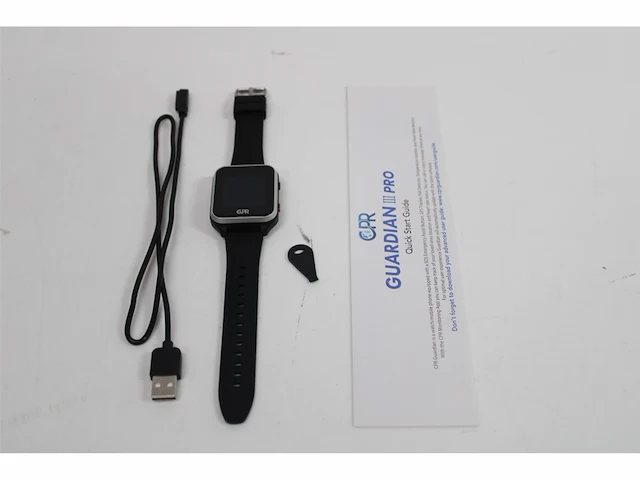 Cpr guardian iii sos persoonlijk alarmhorloge met valalarm en gps zwart - afbeelding 5 van  5