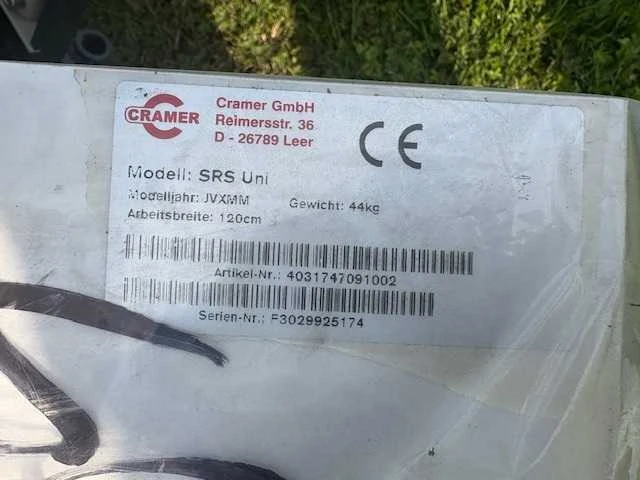 Cramer - srs uni - snow pusher - afbeelding 4 van  4