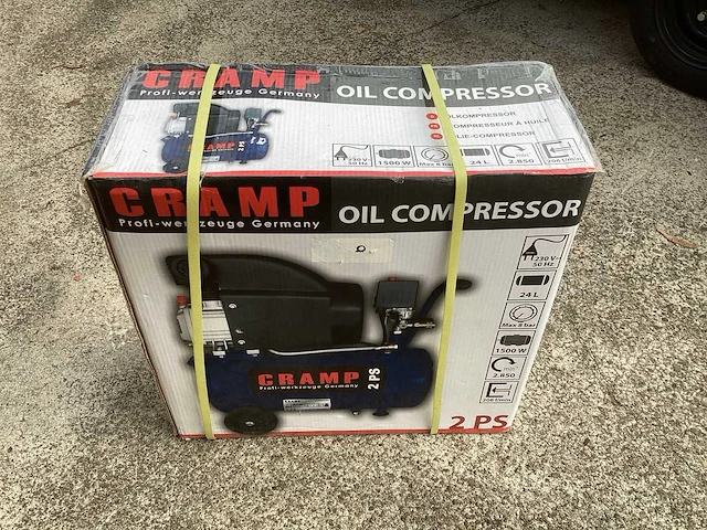 Cramp 2ps luchtcompressor - afbeelding 1 van  3