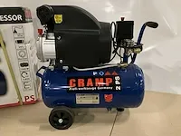 Cramp mobiele luchtcompressor 1500watt 24liter (nieuw in doos) - afbeelding 2 van  3