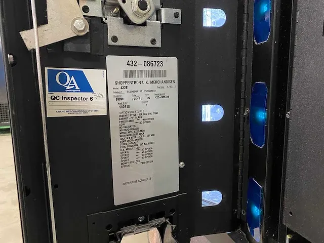 Crane - 432e - trommelautomaat - vending machine - afbeelding 6 van  10
