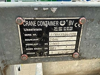 Crane container kraancontainer 1m³ - afbeelding 9 van  9