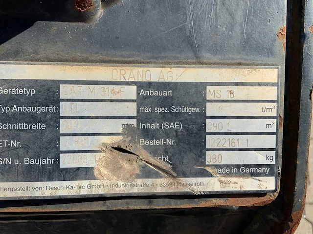 Crano cat m314 graafbak - afbeelding 5 van  5