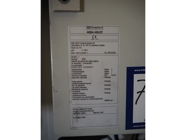 Crawfod / assa abloy - afbeelding 10 van  10