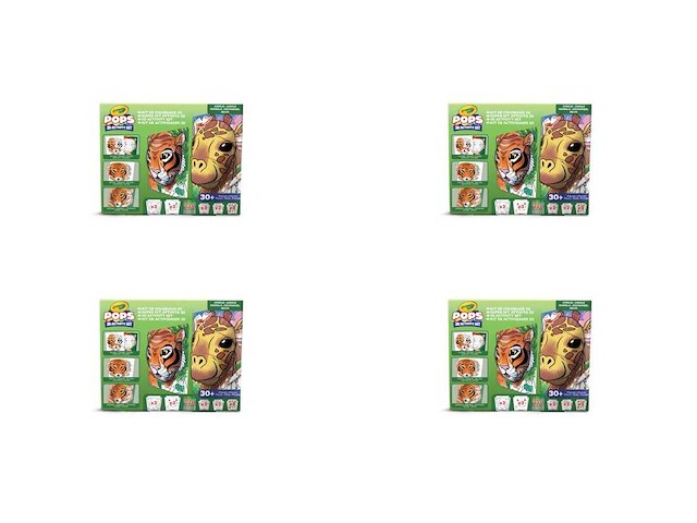 Crayola - pops - hobbypakket - 3d-activiteiten super set voor kinderen - jungle thema - 6 onderwerpen - afbeelding 1 van  2