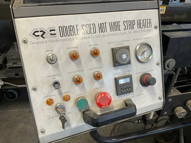 C.r.clarke thermobend 2000d kunststof hot wire buigmachine - afbeelding 8 van  9