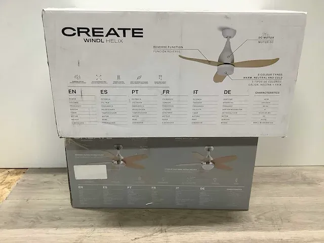 Create plafond ventilator (2x) - afbeelding 5 van  5