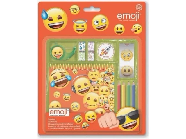 Creatieve set - emoji - 50 delig 4 st - afbeelding 1 van  3