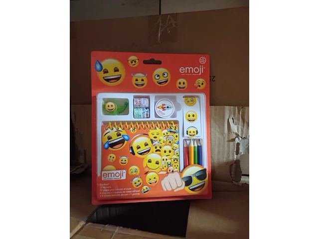 Creatieve set - emoji - 50 delig 4 st - afbeelding 1 van  3