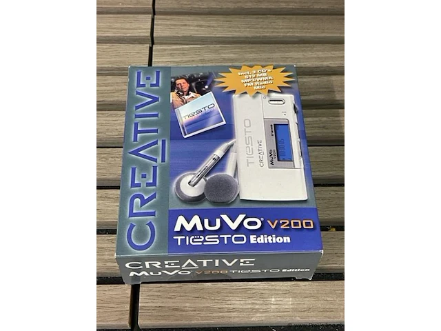 Creative mp3-speler type muvo v200 - 512 mb - dj tiesto - afbeelding 1 van  3