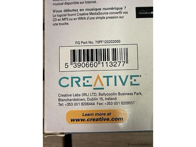Creative mp3-speler type muvo v200 - 512 mb - dj tiesto - afbeelding 3 van  3