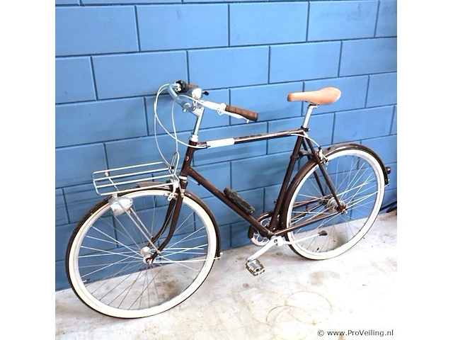 Creme cycles caferacer solo men dark brown - afbeelding 5 van  12
