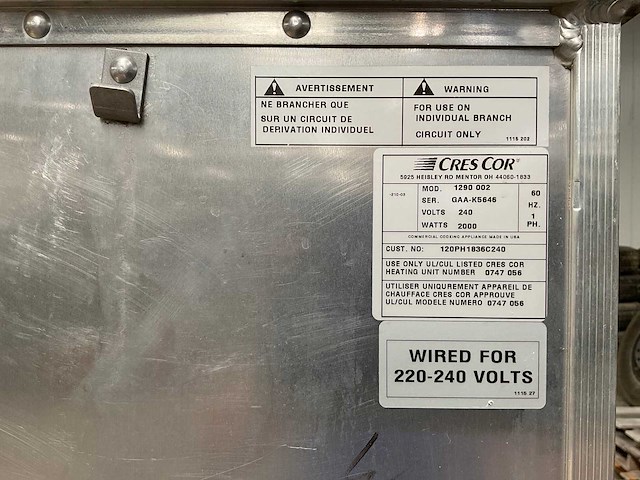 Cres cor 1290 002 warmhoudkast - afbeelding 8 van  11