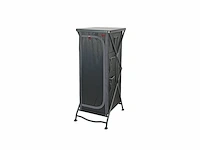 Crespo camping opbergkast ap101 71x57x146 cm zwart/grijs - afbeelding 1 van  3