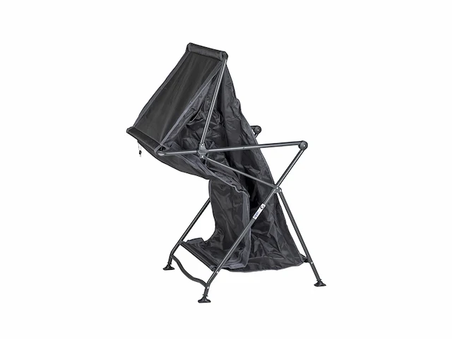 Crespo camping opbergkast ap101 71x57x146 cm zwart/grijs - afbeelding 3 van  3