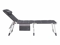 Crespo vouwbed al/363 deluxe donker grijs - afbeelding 2 van  3