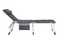 Crespo vouwbed al/363 deluxe donker grijs - afbeelding 2 van  4