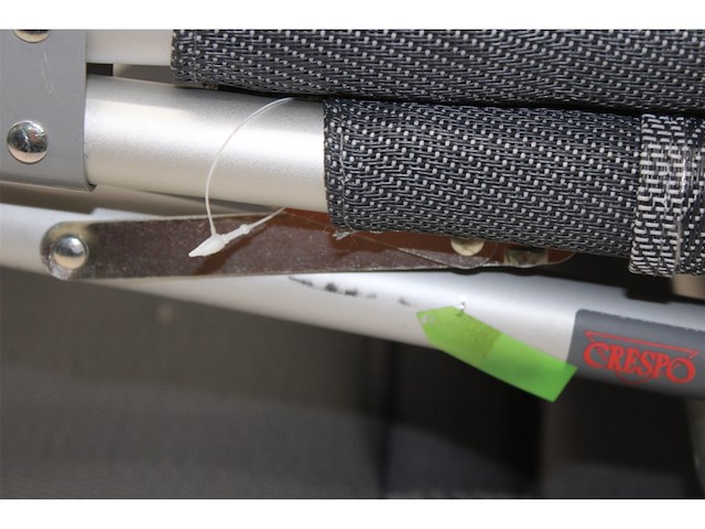 Crespo vouwbed al/363 deluxe donker grijs - afbeelding 4 van  4