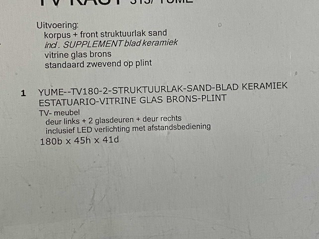 Crest yume tv meubel - afbeelding 8 van  8