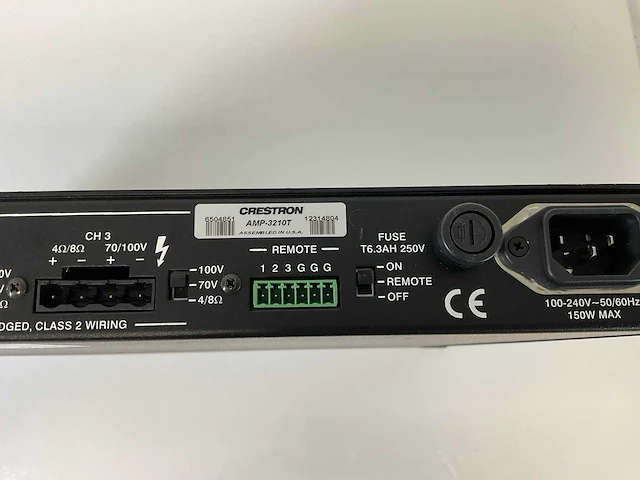 Crestron (amp-3210t), channel amplifier - high performance audio solution - afbeelding 6 van  7