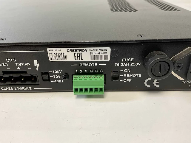 Crestron (amp-3210t), channel amplifier - high performance audio solution - afbeelding 6 van  7