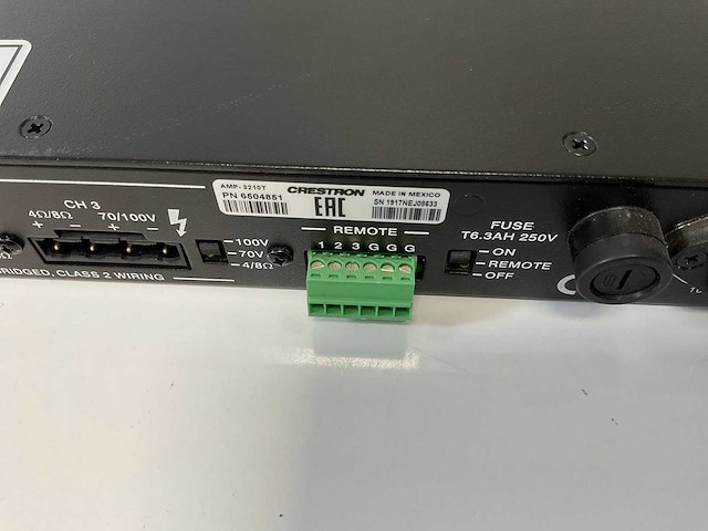 Crestron (amp-3210t), channel amplifier - high performance audio solution - afbeelding 6 van  6