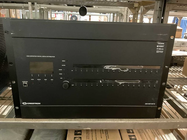 Crestron dm-md16x16 digitale media switcher - afbeelding 2 van  4