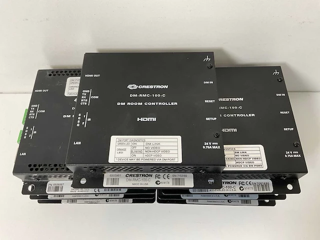 Crestron (dm-rmc-100-c), dm room controller interface (7x) - afbeelding 5 van  12