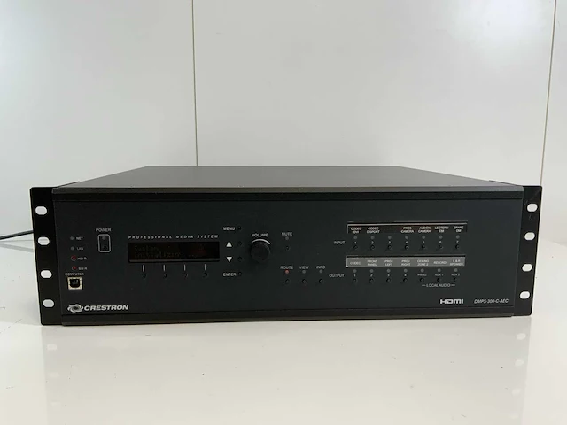 Crestron (dmps-300-c-eac) digital media presentation system w/acoustic echo cancellation - afbeelding 1 van  7