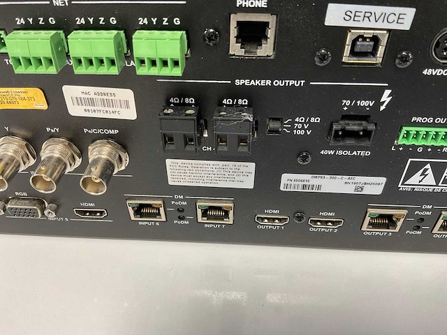 Crestron (dmps3-300-c-aec), 3-series professional presentation media system 300 w/acoustic audio conferencing interface - afbeelding 6 van  6