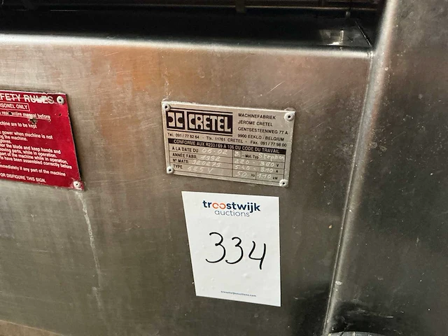 Cretel 625v vis fileermachine - afbeelding 3 van  5