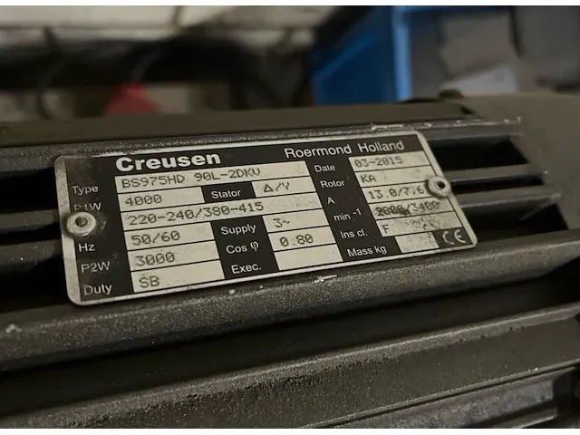 Creusen bs975hd bandschuurmachine - afbeelding 5 van  5