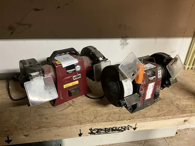 Creusen ds 7150 ts werkbankslijpmachine (2x) - afbeelding 1 van  3