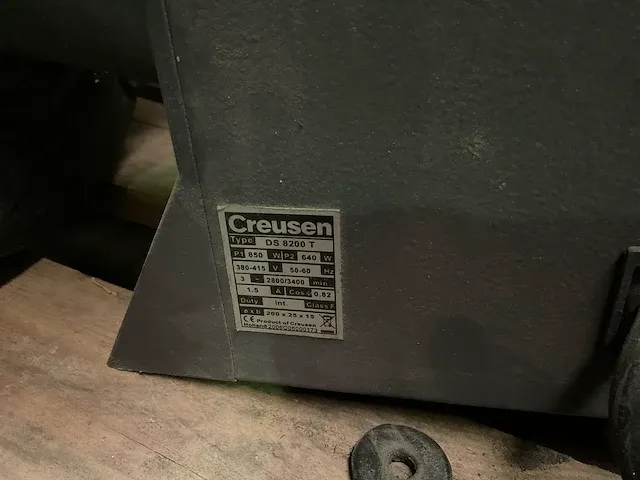 Creusen ds 8200t werkbankslijpmachine - afbeelding 4 van  4