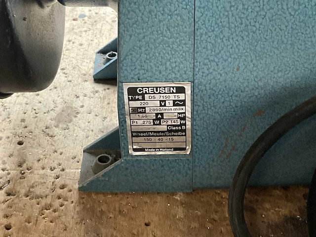 Creusen ferrock werkbankslijpmachine - afbeelding 4 van  4