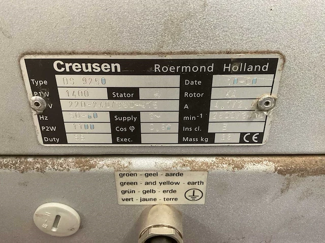 Creusen industrial ds 9250 slijpmachine - afbeelding 7 van  7