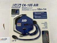 Criko ck-10s 10m+1m luchtslanghaspel - afbeelding 2 van  2