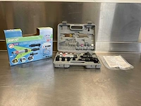 Criko ck301-kit pneumatische kit - ratelsleutel 1/2” + boormachine 10mm + stiftslijpmachine 6mm - 30 delig - afbeelding 1 van  11