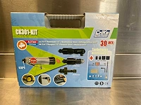 Criko ck301-kit pneumatische kit - ratelsleutel 1/2” + boormachine 10mm + stiftslijpmachine 6mm - 30 delig - afbeelding 6 van  11
