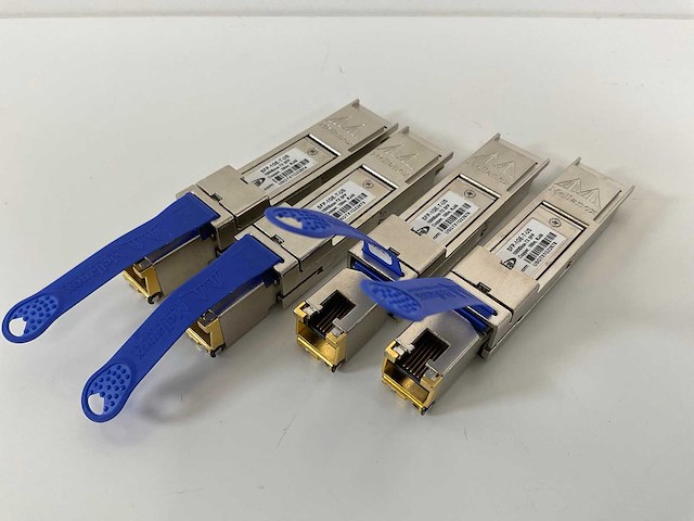 Critical (sfp-1ge-t-us) 1 gb 100m cat 5/6 rj46 copper transceivers (4x) - afbeelding 1 van  6