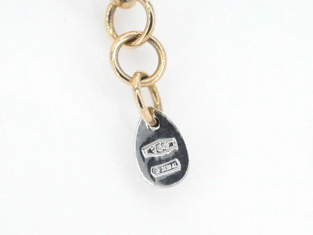 Crivelli - rosegouden hart collier met hoge kwaliteit briljant geslepen diamanten - afbeelding 5 van  8